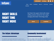 Tablet Screenshot of insyncsystems.ca
